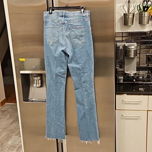 💕MOTHER💕 The Insider Sneak Fray Jeans ~ Love On The Beat 31 NWOT